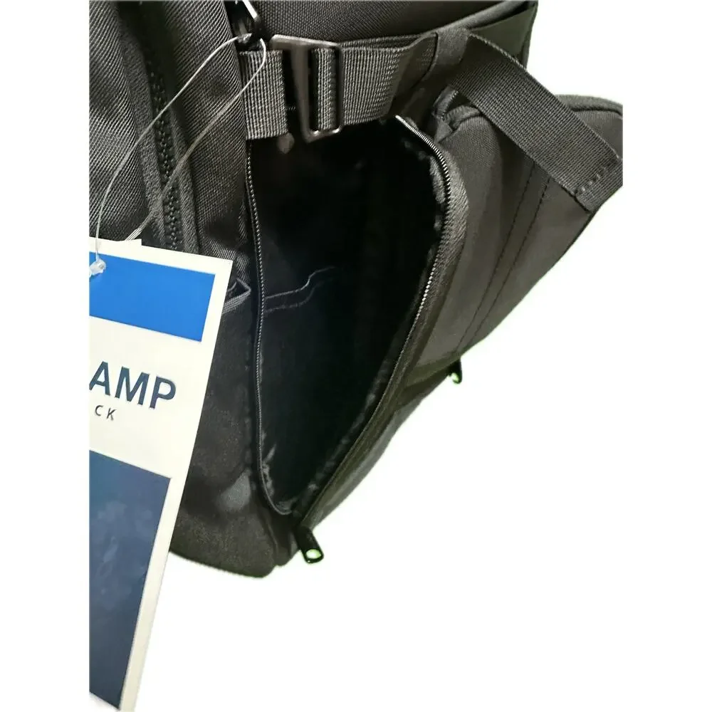 Duchamp London Black Laptop Backpack w/ Multiple Pockets NWT